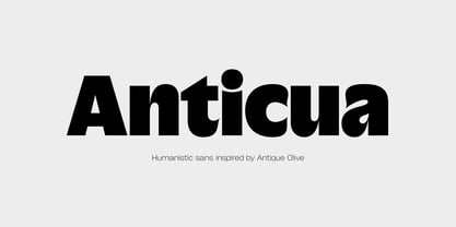 Anticua Font Poster 1