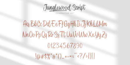 Junglewood Script Font Poster 5