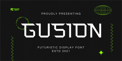 Gusion Font Poster 1