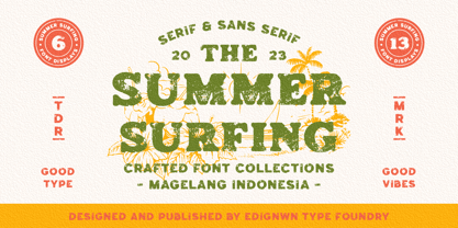 Summer Surfing Font Poster 1