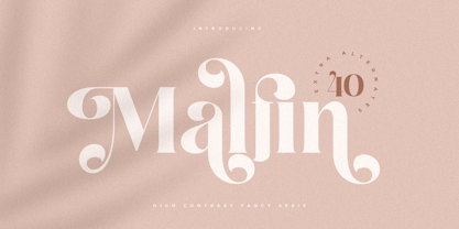 Malfin Font Poster 1