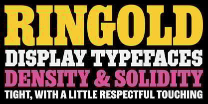 Ringold Font Poster 2