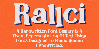 Rallci Font Poster 4