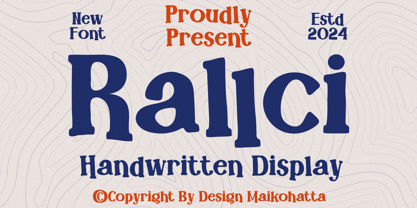 Rallci Font Poster 1