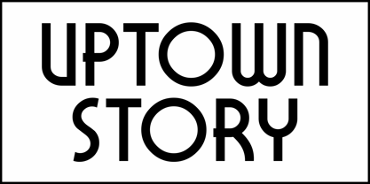 Uptown Story JNL Font Poster 2