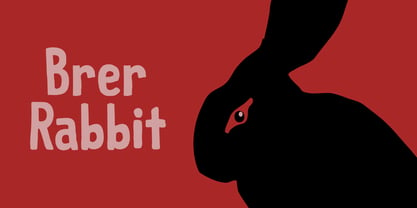 Brer Rabbit Font Poster 1