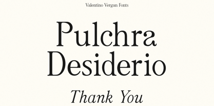 Pulchra Desiderio Font Poster 15