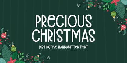 Precious Christmas Font Poster 1