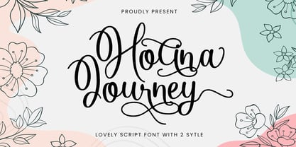 Holina Journey Font Poster 1