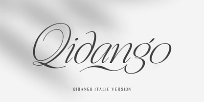 Qidango Font Poster 2