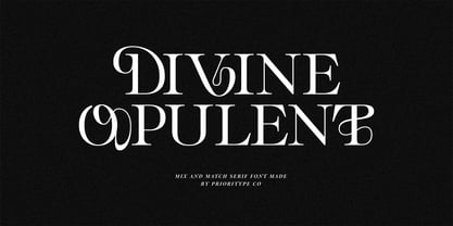 Divine Opulent Font Poster 1