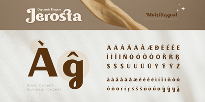 Jerosta Font Poster 10