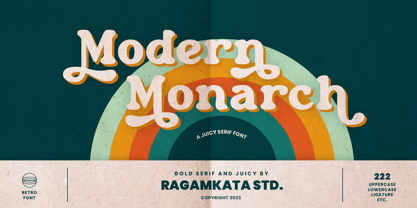 Modern Monarch Font Poster 1