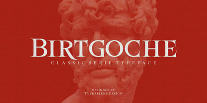 Birtgoche Font Poster 1