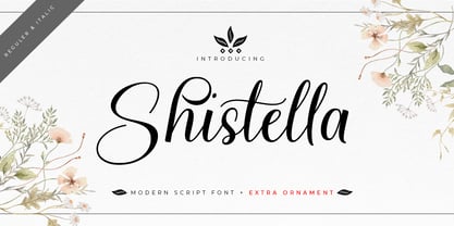 Shistella Font Poster 1