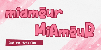 Miamour Font Poster 1