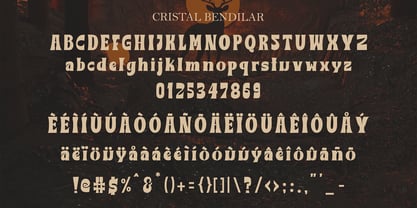 Cristal Bendilar Font Poster 10