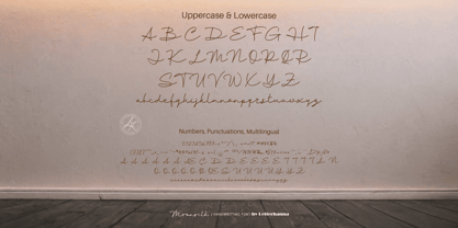 Moonsilk Font Poster 3