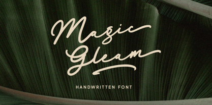 Magic Gleam Font Poster 1