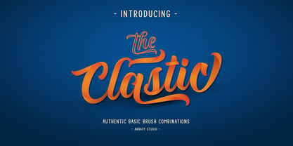 The Clastic Font Poster 1
