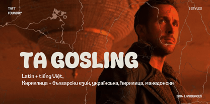 TA Gosling Font Poster 1