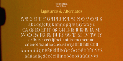 Sophistica Font Poster 8