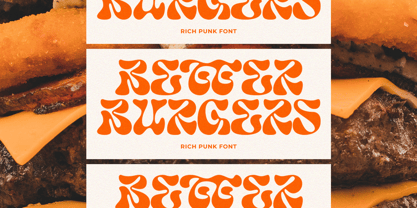 Rich Punk Font Poster 2
