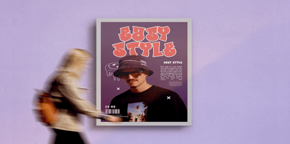 Easy Style Font Poster 3