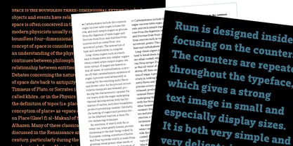 Rum Soft Serif Font Poster 2