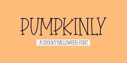 Pumpkinly Font Poster 1