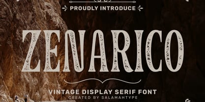Zenarico Font Poster 1