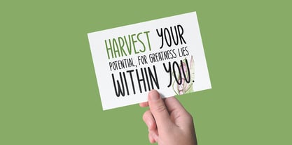 Harvest Joy Font Poster 4