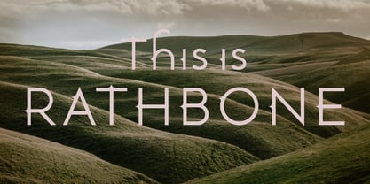 Rathbone Font Poster 1