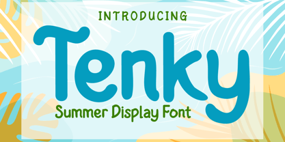 Tenky Font Poster 1