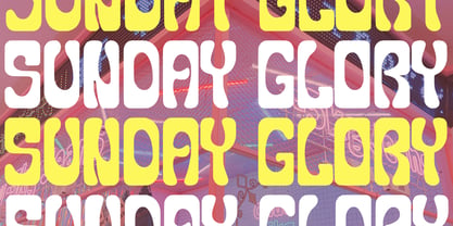 Nanncie Fancy Groovy Display Font Police Poster 6