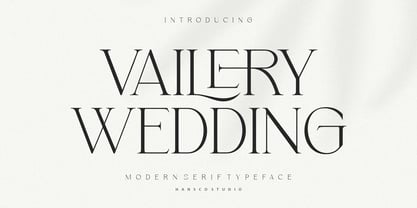 Vailery Wedding Font Poster 1