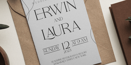 Vailery Wedding Font Poster 8