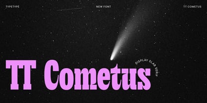 TT Cometus Font Poster 1