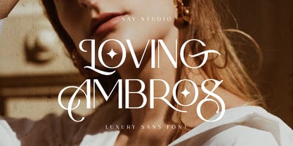 Loving Ambros Font Poster 15