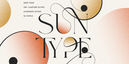 Sun Type Font Poster 1