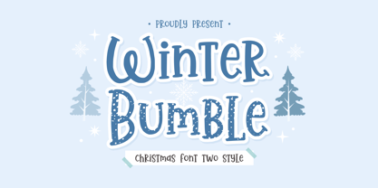 Winter Bumble Font Poster 1