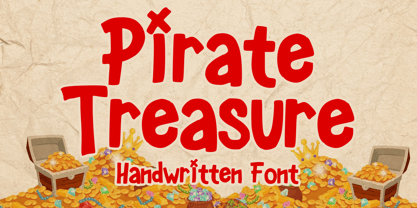 Pirate Treasure Fuente Póster 1