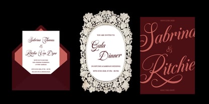 Roselune Scriptoria Font Poster 5