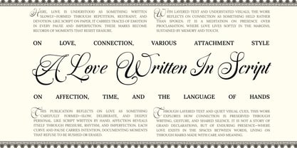 Roselune Scriptoria Font Poster 4