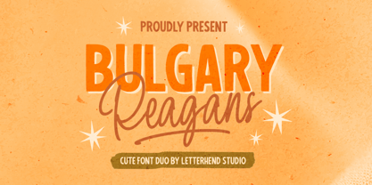 Bulgary Reagans Font Poster 1