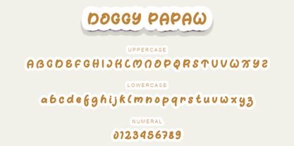 Doggy Papaw Font Poster 6