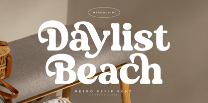 Daylist Beach Font Poster 1