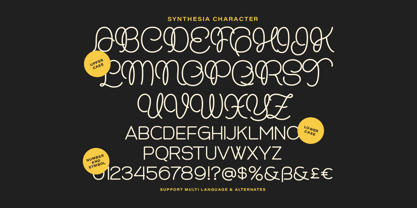 Synthesia Font Poster 7