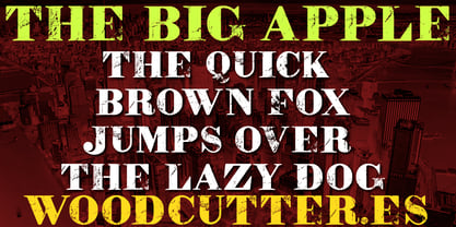 The Big Apple Font Poster 2