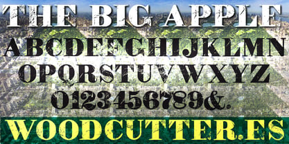 The Big Apple Font Poster 3